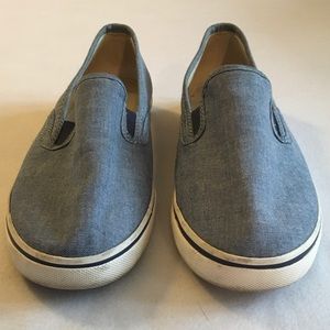 Ralph Lauren Janis Denim Slide On Shoes Size  8.5